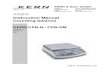 Instruction Manual Counting balance · 2017. 9. 21. · 8 CPB-N / CPB-DM-BA-e-1323 2.1 Overview of display Weight Reference weight Quantity Battery charge status display 2.1.1 Display