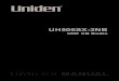 UH506SX-2NB - Uniden...UNIDEN UH506SX-2NB 2 UHF CB Radio Getting Started NOTE Uniden does not represent this product to be waterproof. Do not expose this product to Rain or Moisture