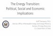 The Energy Transition: Political, Social and Economic Implications · 2020. 10. 16. · Asia Enhancing Development and Growth through Energy (EDGE) Mission: The Asia EDGE initiative