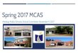 Spring 2017 MCAS - Medway Public Schools€¦ · Spring 2017 MCAS Medway Public Schools, School Committee, November 9, 2017. Tonight’s Goals Provide a data informed context for