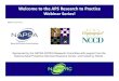 Welcome to the APS to Webinar Series!...Welcome to the APS Research to Practice Webinar Series! Sponsored by the NAPSA-NCPEA Research Committee with support from the National Adult