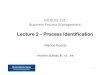 Lecture 2 –Process Identification · 2020. 2. 7. · marlon.dumasät ut. ee 1. Course structure Weeks 3-4 Weeks 5-7 Weeks 10-11 Weeks 8-9 Weeks 12-14 2 Week 2 Gover-nance Culture