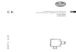 Operating instructions UK - ifm6.1 Operation with IO-Link master The unit is compatible with IO-Link master port class A (type A) For operation with IO-Link master port class B (type