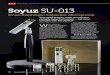 on test soyuz SU-013 - Soyuz Microphones...soyuz SU-013 p ro s • The SU-013MAC stereo set provides superb versatility, with three capsules offering different polar patterns. •