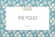 The Folio - LT Scotland · 2019. 12. 20. · automatically achieve N4 English should you fail the N5 course. Thankfully, the discursive folio piece can double-up as the AVU if you