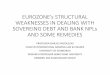 EUROZONE’s STRUCTURAL WEAKNESSES IN DEALING WITH ...€¦ · (accountability bonds). • 3)Laying the foundation for orderly debt restructuring for countries whose solvency cannot