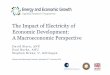 The Impact of Electricity of Economic Development: A ......The Impact of Electricity on Economic Development: A Macroeconomic Perspective 0 0.02 0.04 0.06 0.08 0.1 0.12 0.14 0.16 0.18
