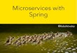 Microservices with Spring - Ústav informatiky PF UPJŠnovotnyr/home/prezentacie/...Microservices with Spring @RoboNovotny monolith default development mode easy to run easy to deploy