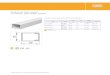 Technical data sheet Trunking, type WDK 25025 TD.pdf · Trunking, type WDK 25025 Polyvinylchloride Trunking cover and base with base perforation. Type Colour Length mm Pack. m Weight
