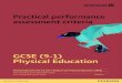 GCSE (9-1) Physical Education · 2017. 9. 14. · Physical Education Pearson Edexcel Level 1/Level 2 GCSE (9-1) in Physical Education (1PE0) First teaching from September 2016 First