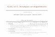 CSC 611: Analysis of Algorithms - GitHub Pagesharmanani.github.io/classes/csc611/Notes/Lecture06.pdf · –subarrays A[p . . i]and A[i + 1 . . j -1]are empty –All elements in the