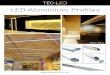 LED Aluminium Profiles - TecLed · LED Aluminium Profiles. . LUXXO. RPL35 MICRO + RPL43