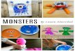MONSTERS By Laura Marschel...otherwise known as a volvelle! Math Monsters Supplies - • 2 White paper plates • Tempera paint • Paintbrush • Googley eyes • Scissors • Black