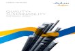 QUALITY+ SUSTAINABILITY...reinforcing bars in coil meeting SASO ASTM A615, BS 4449 and GCC standard GSO6 requirements are also available. WIRE ROD AND REBAR IN COILS 1- WIRE ROD 1