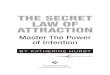 THE SECRET LAW OF ATTRACTION · 2017. 8. 24. · 6 THE SECRET LAW OF ATTRACTION | Master The Power of Intention relevant; your negativity might be flying completely under your radar,
