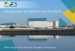 SUGAR & DERIVATIVES · of sugar from beet and cane has been successfully transferred to all the Sugar and Oligofructose sectors where our expertise now ranges from feedstock handling
