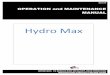 2009 HYDRO TEK MANUALwith photos · 2020. 1. 28. · HydroMax reserves the right to change or improve the design of any of its products or ... have a pro per outlet installed by a