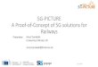 5G-PICTURE A Proof-of-Concept of 5G solutions for Railways · 2019. 10. 22. · 5G-PICTURE ICT-07-2017 Nº 762057 5G Solutions for railways 21/10/2019 2 •Basic Communication Network