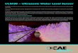 Ultrasonic Waterl Level Sensor ULM30 - CAE S.p.A. · 2018. 7. 17. · ULM30 – Ultrasonic Water Level Sensor TECHNOLOGY AND OPERATION ULM30, like all products in the new CAEtech