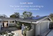 The Solar Journey According to SunPower’s Customers · 2019. 8. 28. · 2 SunPower 360W compared to a Conventional Panel on same sized arrays (260W, 16% efficient, approx. 1.6 m2),