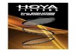 FILTERS...HOYA FILTERS Each Hoya filter is the result of research, know-how and complete precision facilities backed by full quality control. Before production starts, controls are