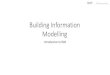 Building Information Modelling - Deloitte United States...Stormwater (SewerCad) Foul Water (SewerCad) Fire Water (WaterCad) Potable Water (SewerCad) Walls (AECOsim) Electrical Networks