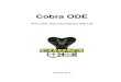 Cobra ODE - Infinitydream · 2019. 9. 26. · they can be used with theCobra ODE. You must use a single layerBD-R (or BR-RE)disc for the SWAPdisc, and you can only use single layerboot