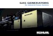 Gas Generators - Home - Frontier Power Productsfrontierpower.com/wp-content/uploads/2018/01/Kohler-Gas... · 2019. 1. 15. · Gas Generators / 5 60 Hz (kW/kVA) MODEL NG Standby LP