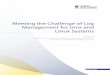 Meeting the Challenge of Log Management for Unix and Linux …media.govtech.net/Digital_Communities/Quest Software... · 2016. 10. 6. · White Paper: Meeting the Challenge of Log