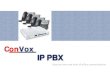 ConVox IP PBXdeepijatel.ae/downloads/ConVox_IP-PBX.pdf · 2017. 9. 8. · 4 . What is ConVox IP PBX . An IP PBX is a complete telephony system that provides telephone calls over IP
