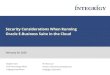 Security Considerations When Running Oracle E-Business ... - Security Considerations... · Security Considerations When Running Oracle E-Business Suite in the Cloud February 20, 2020