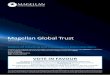 Magellan Global Trust · 2020. 10. 20. · Magellan Global Trust I Notice of Meeting and Explanatory Memorandum Important Notices & Disclaimer General This Explanatory Memorandum