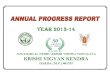 Welcome To Krishi Vigyan Kendra Harda - JAWAHARLAL ... ANNUAL PROGRESS...JNKVV, Krishi Vigyan Kendra, Harda (M.P.) Page 1 of 79 Contents Sl. No. Particular Page No Instructions for
