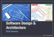Software Design & Architecturertholmes/teaching/2010fall/cs...REID HOLMES - SE2: SOFTWARE DESIGN & ARCHITECTUREDates and Times ‣ Lectures in MC 4063 T/Th @ 1600 - 1720. ‣ Should