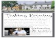 Tasting Evening - The Bell at Tanworth in Arden · 2018. 10. 3. · Tasting Evening with Sophie Hyam We are excited to host a Tasting Evening with Sophie Hyam, Chef and Food Ambassador
