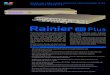 Rainier 3G Plus - avitechvideo.comavitechvideo.com/productmedia/Rainier3GPlus_datasheet.pdf · The Rainier 3G Plus multiviewer allows monitoring a mix of 3G/HD/SD-SDI and CVBS signals