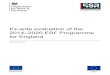 Ex-ante evaluation of the 2014–2020 ESF Programme for ......8 Ex-ante evaluation of the 2014-2020 ESF Programme for England Acknowledgements This study was commissioned by the Department