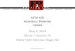 NFPA 400 Hazardous Materials Update - Energy.gov · 2014. 5. 27. · NFPA 400 Background •Why needed? –Address gaps –NFPA treatment of HAZMAT incomplete –Simplification •2010