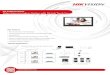 Video Intercom Indoor Station with 10-Inch Touch Screen DS ... · DS-KH8520-WTE1 Video Intercom Indoor Station with 10-Inch Touch Screen Key Feature • New UI V2.0: User friendly
