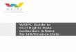 WSIPC Guide to Civil Rights Data Collection (CRDC) for HR ... · Collection (CRDC) to obtain data on key education and civil rights issues in the nation’s public schools. This data