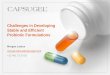Challenges in Developing Stable and Efficient Probiotic ... 1 luglio mattina/3 MORGAN...Capsugel at a Glance 3 # 1 hard gelatin and vegetarian capsule manufacturer Innovative, High-Quality,