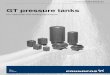 GT pressure tanks · Product data 3 GT pressure tanks 1 1. Product data Applications The Grundfos GT pressure tanks are long-life tanks ideally suited for controlling the pressure