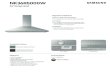 36 Range Hood - Samsung us · 2019. 9. 19. · NK36R5000W 36" Range Hood Features • ADA Compliant • 3 Fan Speeds • Wall-Mounted Chimney Style • Mechanical Controls • Exterior