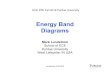 Energy Band Diagrams - nanoHUB · Energy band diagrams Lundstrom: Fall 2019 An energy band diagram is a plot of the bottom of the conduction band and the top of the valence band vs