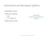 Automotive and Aerospace Systems - Auburn Universitynelsovp/courses/elec5260... · 2019. 4. 22. · Mike Cornelison. Beau Eckermann. David Last. Aaron Steiner. Luke Stewart. Brian