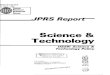 JPRS »it - DTIC · 2011. 10. 11. · IPRS-UST-90-008 >3 JULY 1990 ffflBBBl I FOREIGN BROADCAST INFORMATION SERVICE JPRS »it Science & Technology USSR: Science & Technology PBTMBPTION