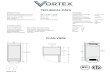 5&$)/*$- %5 pdfs/V...ORTEX REFRIGERÂTION TECHNICAL DATA -7.50 - F R404a 100.40 F Automatic Yes Digital 1/2 From Wall 29" x 32.25" x 82.5" 24.5" x 27" x 60.25" 23 cu. ft 281.6 lbs