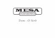Trem - O-VerbControl Function Type Mesa Part# Control Function Type Mesa Part# Channel Select Switch 602112 Bias Select Channel Cloning Switch 600118 Select Switch 602000 External