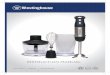 CUSTOMER SERVICE - 1300 883 109 INSTRUCTION MANUAL · 2016. 6. 22. · The blender blade attachment is perfectly suited for preparing dips, sauces, soups, mayonnaise and baby food