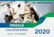 ORACLE CALENDARIO 2020 - CompuEducaciónCalendario Oracle 2020 Presencial Modalidad Online en Vivo Clave Descripción Días Julio Agosto Sept. Oct. Nov. Dic. D72896 Oracle Solaris